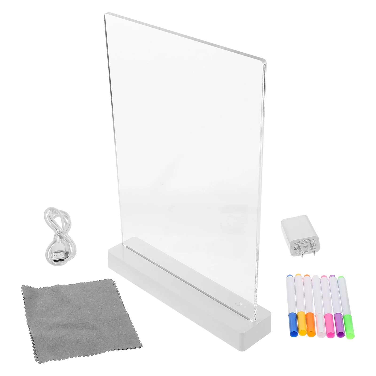 Fluorescent Board Message Boards LED Glowing Drawing Desktop Signs Children's Transparent
Fluorescent Board Message Boards LED Glowing Drawing Desktop Signs Children's Transparent