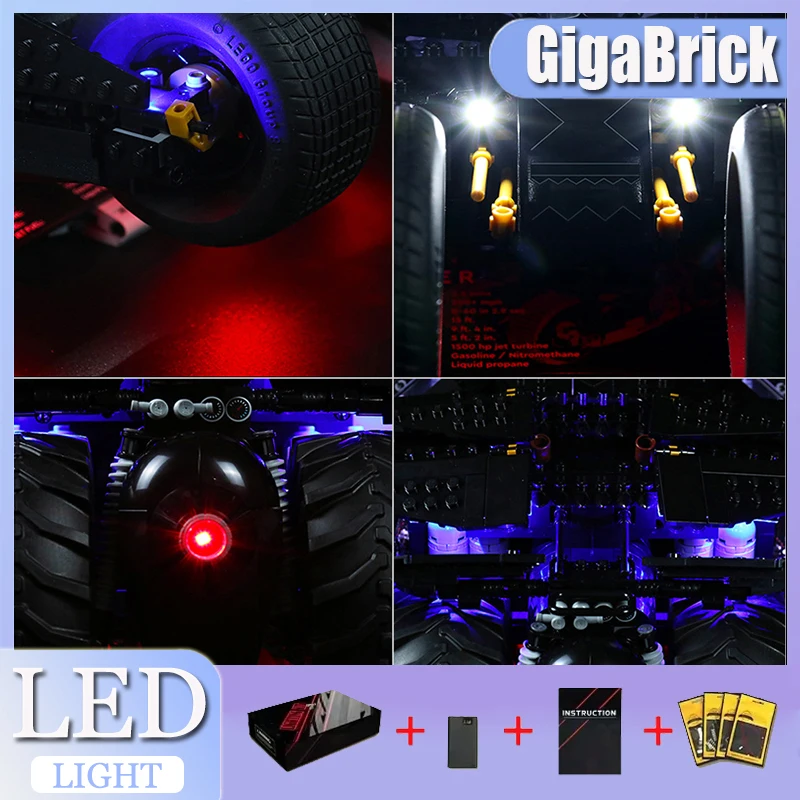 DIY LED Light Kit For LEGO 76240 Batmobile Tumbler (Only LED Light,Without Blocks Model)
DIY LED Light Kit For LEGO 76240 Batmobile Tumbler (Only LED Light,Without Blocks Model)