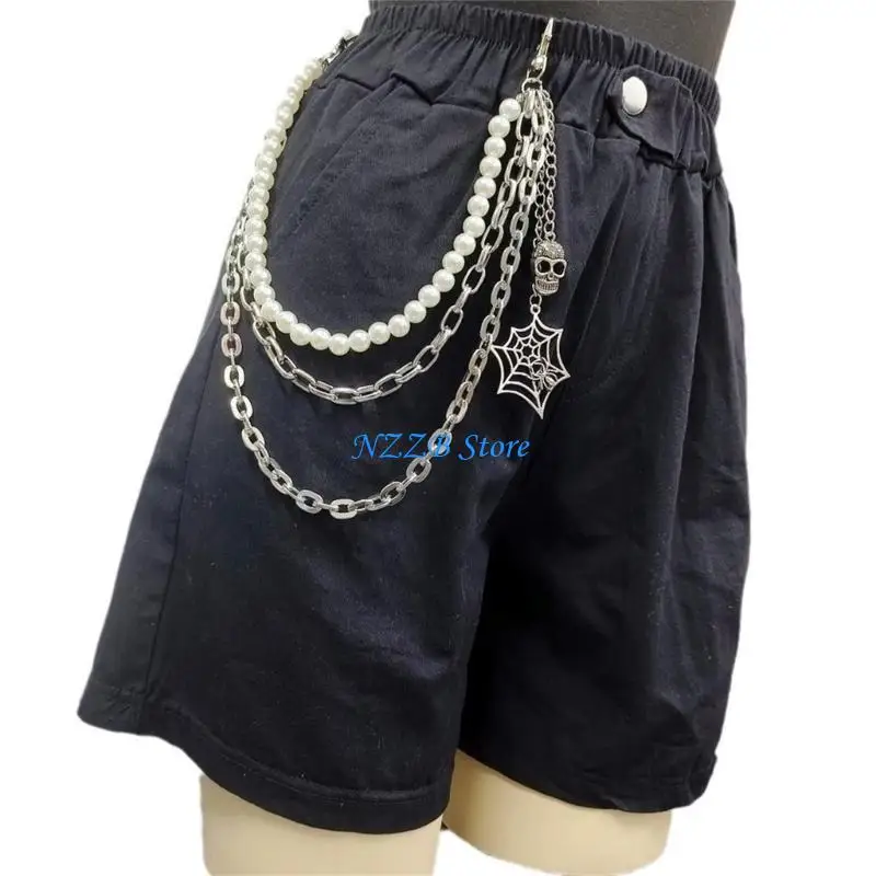 T21F MultiLayered Pants Chain Jeans Waist Chain Metal Bowknot Punk Waist Decoration
T21F MultiLayered Pants Chain Jeans Waist Chain Metal Bowknot Punk Waist Decoration