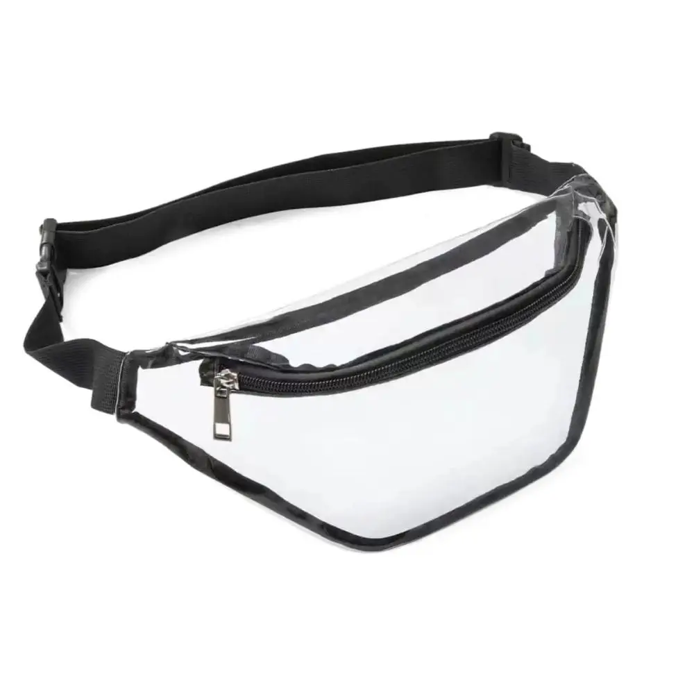 Waterproof Transparent Waist Bag Water-Sprinkling Festival Zipper PVC Chest Bag Half Moon Belt Bag Shoulder Bag
Waterproof Transparent Waist Bag Water-Sprinkling Festival Zipper PVC Chest Bag Half Moon Belt Bag Shoulder Bag