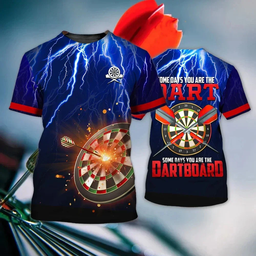 Summer Unisex Sports Entertainment Professional Dart Beginner Tees New Dart Target Uniform 3D Printed Men's Personality T-shirt
Summer Unisex Sports Entertainment Professional Dart Beginner Tees New Dart Target Uniform 3D Printed Men's Personality T-shirt