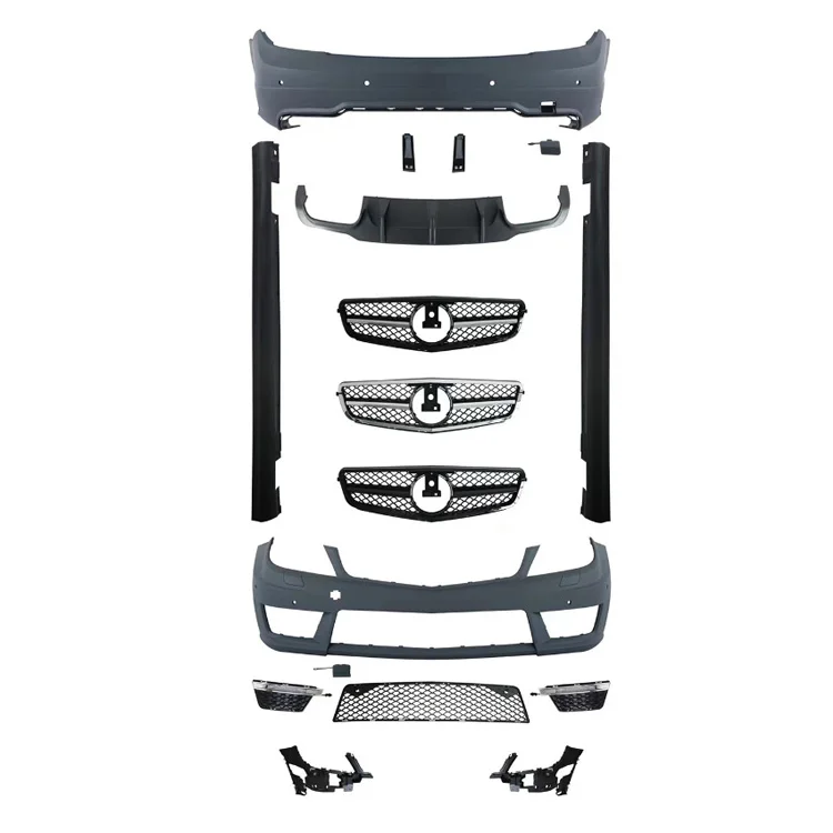 Дамаi Высокое качество C63 Стиль Bodykit Боковые юбки Передний и задний бампер Комплекты кузова для C Class W204 2011-2014 
Дамаi Высокое качество C63 Стиль Bodykit Боковые юбки Передний и задний бампер Комплекты кузова для C Class W204 2011-2014