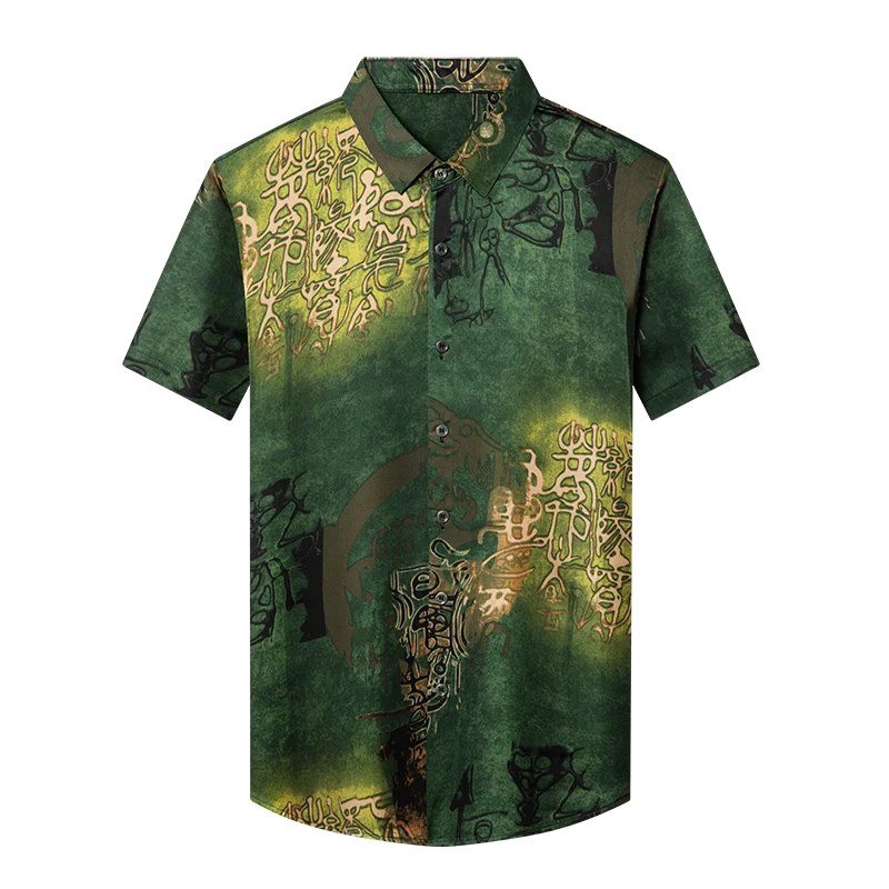 New Arrival Silk Clothes Men 2025 Summer Fashion Printing Poplin Shirt Single Breasted Tops Male Short Sleeve Soft Dress Shirts
New Arrival Silk Clothes Men 2025 Summer Fashion Printing Poplin Shirt Single Breasted Tops Male Short Sleeve Soft Dress Shirts