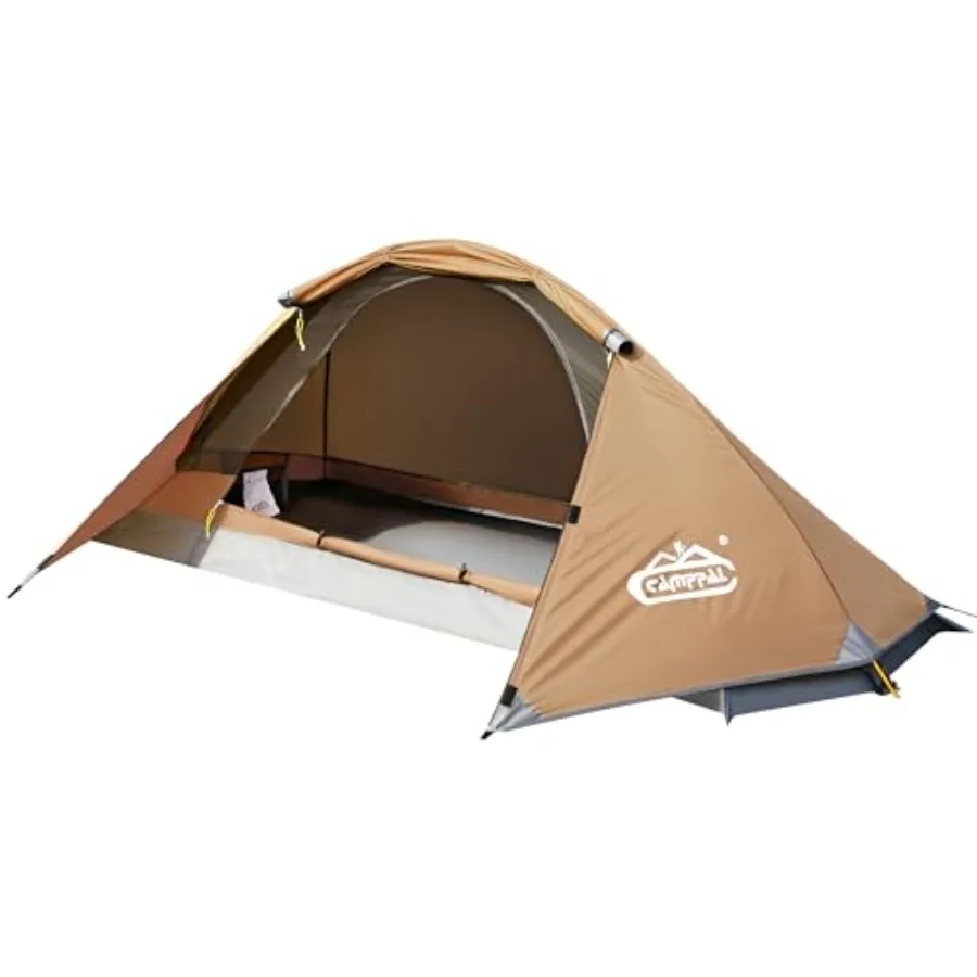 1 Person Tent for Camping Hiking Mountain Hunting Backpacking: 4-Season Windproof Rainproof Waterproof Tent, Polyester Fabric,
1 Person Tent for Camping Hiking Mountain Hunting Backpacking: 4-Season Windproof Rainproof Waterproof Tent, Polyester Fabric,