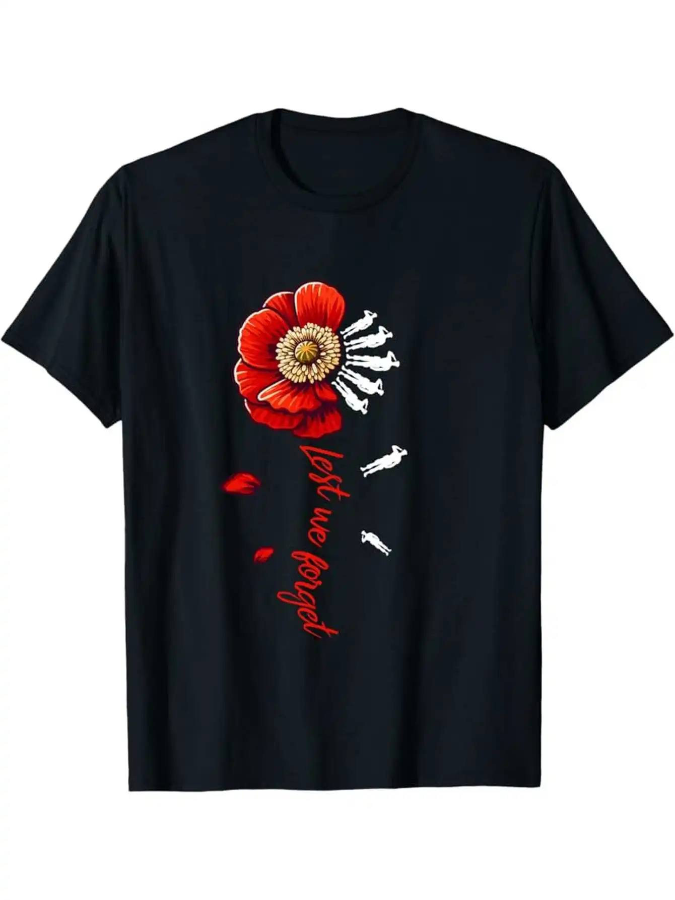 Red Poppy Memorial Day Red Poppies Remembrance Day T-Shirt 100% Cotton O-Neck Short Sleeve Summer Casual Mens T-shirt Streetwear
Red Poppy Memorial Day Red Poppies Remembrance Day T-Shirt 100% Cotton O-Neck Short Sleeve Summer Casual Mens T-shirt Streetwear