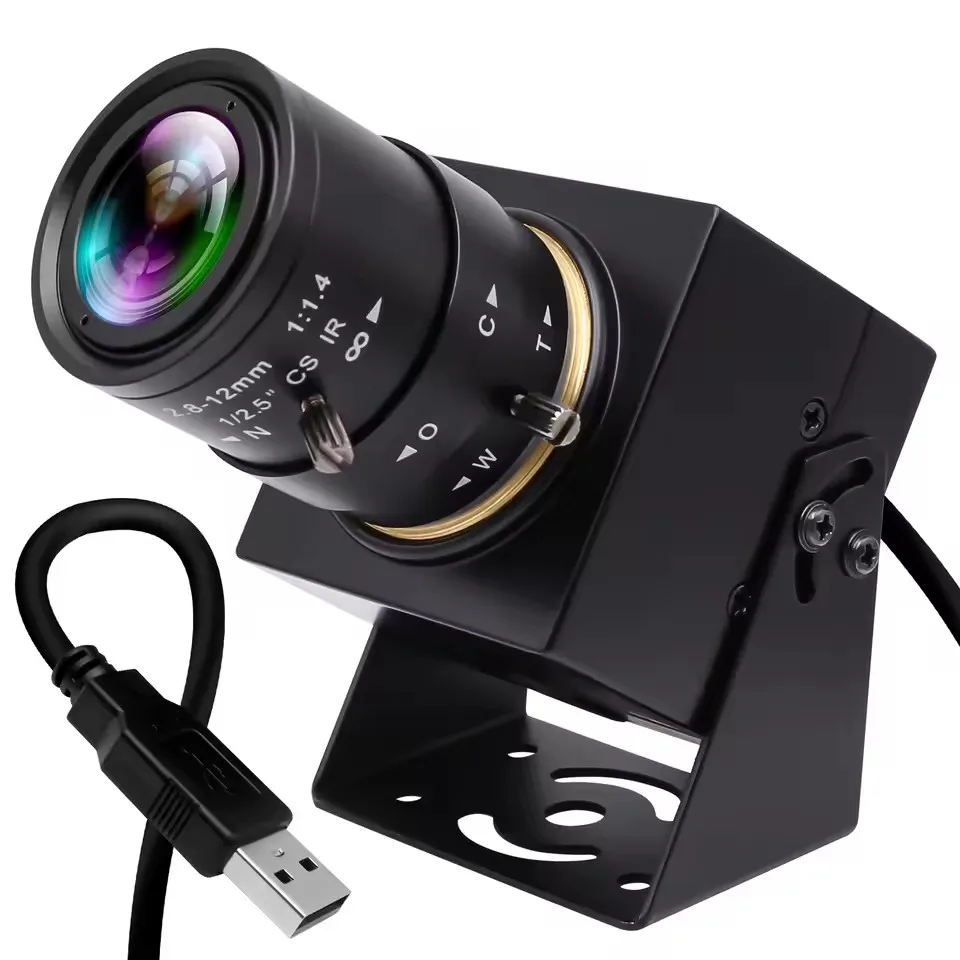 ELP 2MP FHD USB Webcam 90fps Global Shutter Camera 2.8-12mm Lens 4X Zoom Camera PC Webcam for Fast Capture Reduce Motion Blur
ELP 2MP FHD USB Webcam 90fps Global Shutter Camera 2.8-12mm Lens 4X Zoom Camera PC Webcam for Fast Capture Reduce Motion Blur