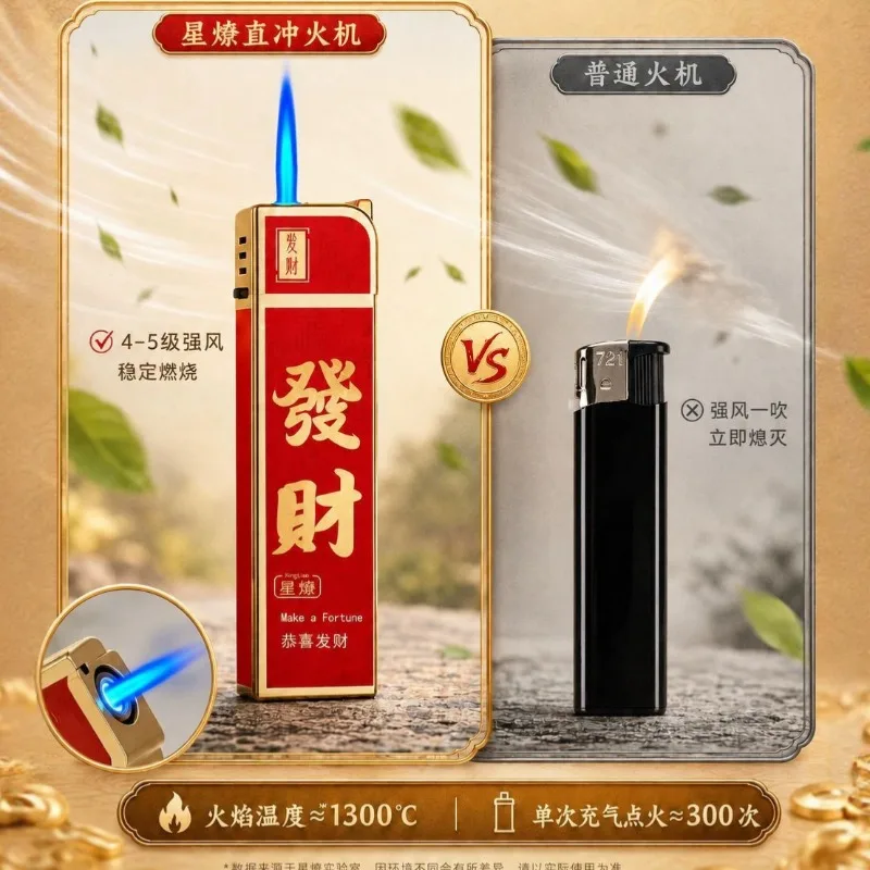 Windproof Lighter, New Personalized and Interesting Lighter, Gas Inflatable Internet Celebrity Hot Model, Gift To Boyfriend
Windproof Lighter, New Personalized and Interesting Lighter, Gas Inflatable Internet Celebrity Hot Model, Gift To Boyfriend