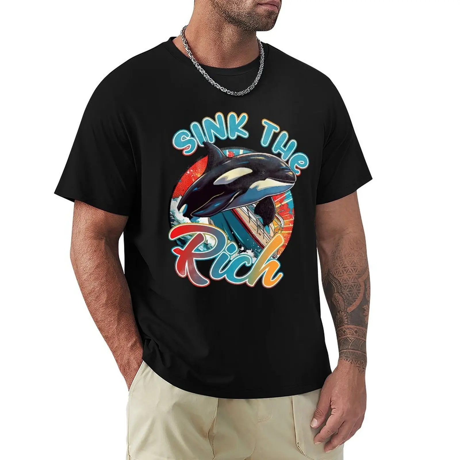 Sink the Rich cute T-Shirt Stylish Graphic Short Sleeve Top
Sink the Rich cute T-Shirt Stylish Graphic Short Sleeve Top