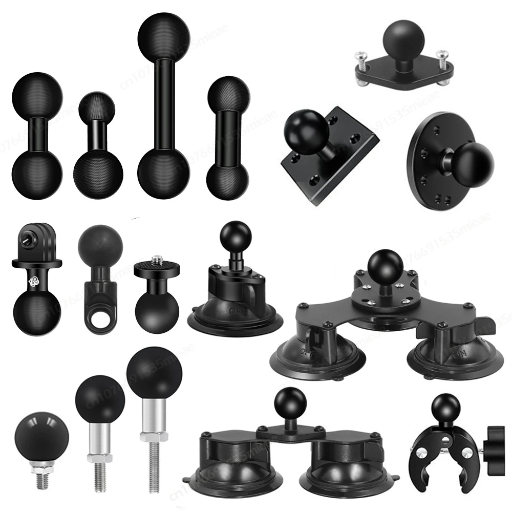 1"/ 25mm Ball Head Base Motorcycle Bike Mount Adapter Double Socket Arm Phone Holder for DJI GoPro Insta360 Camera Accessories
1"/ 25mm Ball Head Base Motorcycle Bike Mount Adapter Double Socket Arm Phone Holder for DJI GoPro Insta360 Camera Accessories