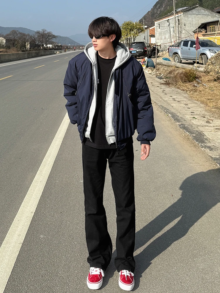 Bla High Waist Straight Leg Stretchy Slimming Jeans Men's High Street American Sle Bootcut Denim Jeans Youth Trendy Wear
Bla High Waist Straight Leg Stretchy Slimming Jeans Men's High Street American Sle Bootcut Denim Jeans Youth Trendy Wear