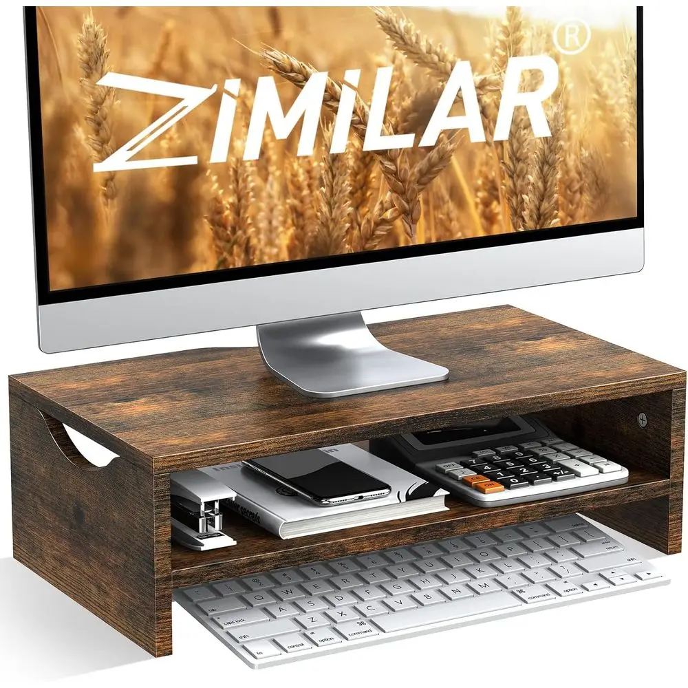 Monitor Stand Riser, 2 Tiers Laptop Computer Riser or PC, Desktop Wooden Monitor Stand Riser with Storage for Home Office
Monitor Stand Riser, 2 Tiers Laptop Computer Riser or PC, Desktop Wooden Monitor Stand Riser with Storage for Home Office