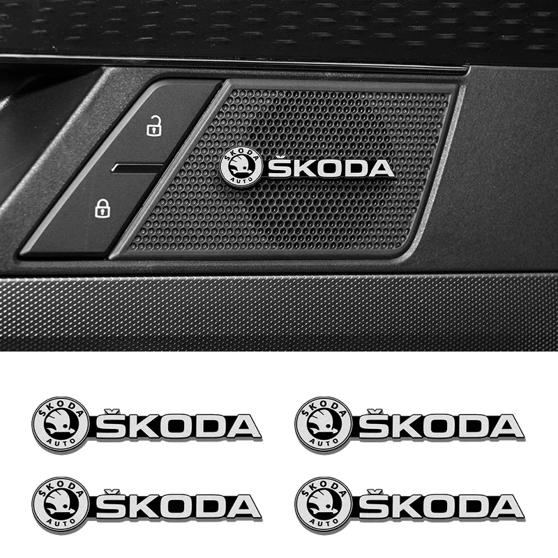 4Pcs 3D Car Audio Sound Badge Sticker For Skoda Octavia Fabia Kamiq Kapoq Kodiaq Rapid SCALA Superb A5 A7 RS Yeti Accessories
4Pcs 3D Car Audio Sound Badge Sticker For Skoda Octavia Fabia Kamiq Kapoq Kodiaq Rapid SCALA Superb A5 A7 RS Yeti Accessories
