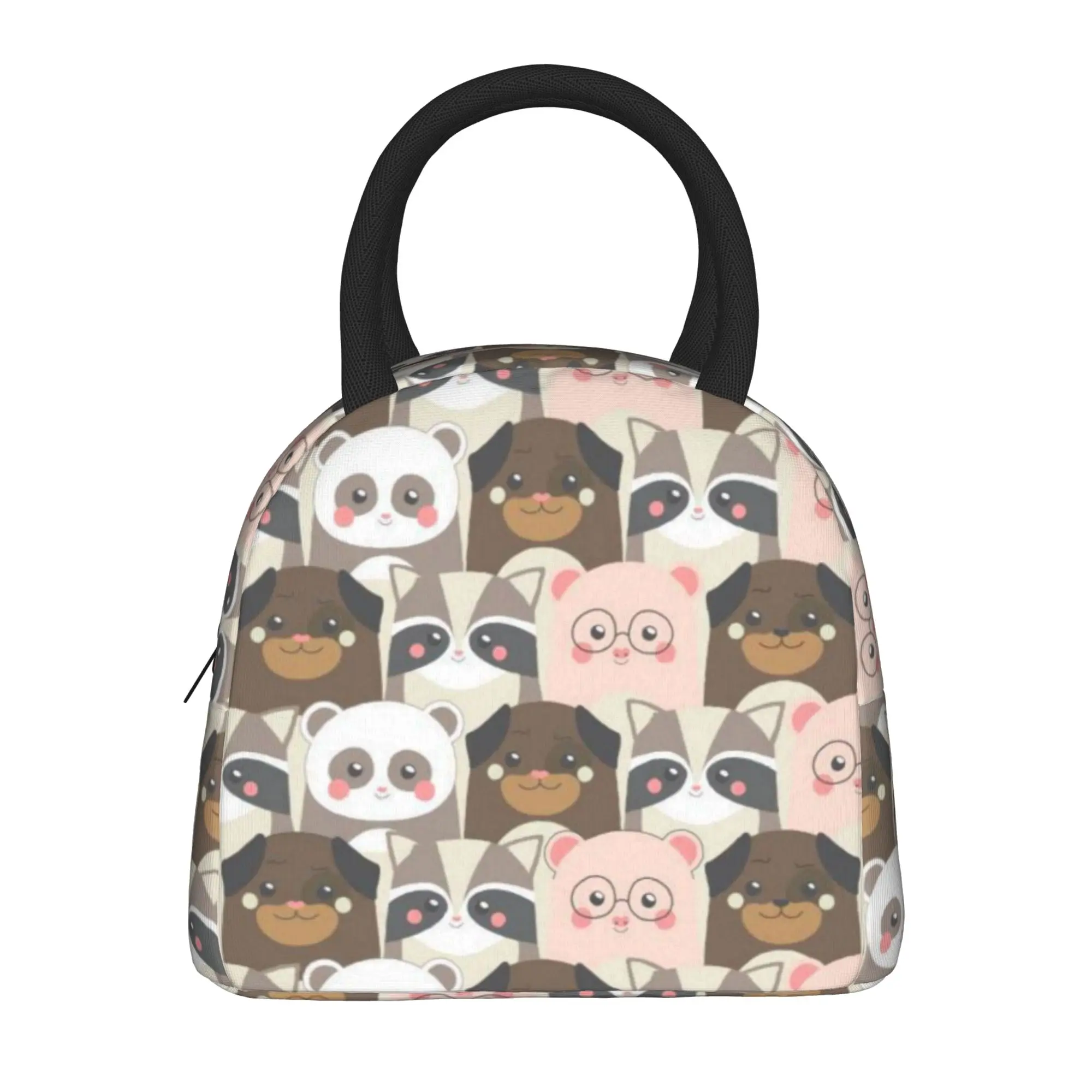 Wild animals including pig dog raccoon panda bear Lunch Bag Convenient Lunch Box Women Cooler Bag Waterproof Tote Food Bags
Wild animals including pig dog raccoon panda bear Lunch Bag Convenient Lunch Box Women Cooler Bag Waterproof Tote Food Bags