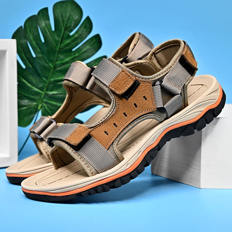 Men's Trendy Solid Color Open Toe Sandals, Breathable Non-slip Sandals For Indoor Outdoor Beach, Spring And Summer
Men's Trendy Solid Color Open Toe Sandals, Breathable Non-slip Sandals For Indoor Outdoor Beach, Spring And Summer
