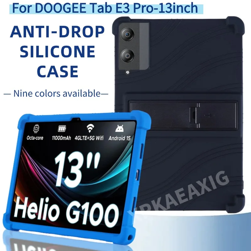 For DOOGEE Tab E3 Pro Tablet Case Shockproof Cover for Android 14 Soft Silicon Tablet Case Stand Protective Shell
For DOOGEE Tab E3 Pro Tablet Case Shockproof Cover for Android 14 Soft Silicon Tablet Case Stand Protective Shell