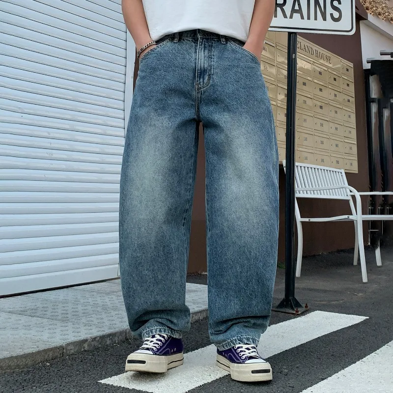 Summer New Baggy Jeans Vintage Men's Korean High Quality Straight Casual Pants Soft Denim Trousers Fashion Baggy Wide Leg Pants
Summer New Baggy Jeans Vintage Men's Korean High Quality Straight Casual Pants Soft Denim Trousers Fashion Baggy Wide Leg Pants