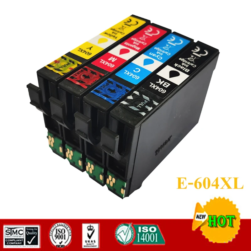 Совместимые чернильные картриджи 604, 604XL, T604XL для Epson XP-2200 XP-2205 XP-3200 XP-3205 XP-4200 XP-4205 WF-2910 WF-2930 WF-2950
Совместимые чернильные картриджи 604, 604XL, T604XL для Epson XP-2200 XP-2205 XP-3200 XP-3205 XP-4200 XP-4205 WF-2910 WF-2930 WF-2950