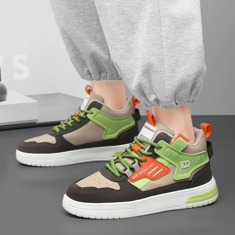New Fashionable Men's High Top Skateboarding Shoes Outdoor Hip Hop Men's Street Casual Sports Shoes Plus Size 39- 46
New Fashionable Men's High Top Skateboarding Shoes Outdoor Hip Hop Men's Street Casual Sports Shoes Plus Size 39- 46