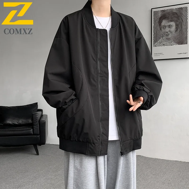 COMXZ Men Jacket 2025 Baseball Collar American Style Vintage Windbreaker Streetwear Wear Windproof Autumn Motorcycle Jacket
COMXZ Men Jacket 2025 Baseball Collar American Style Vintage Windbreaker Streetwear Wear Windproof Autumn Motorcycle Jacket
