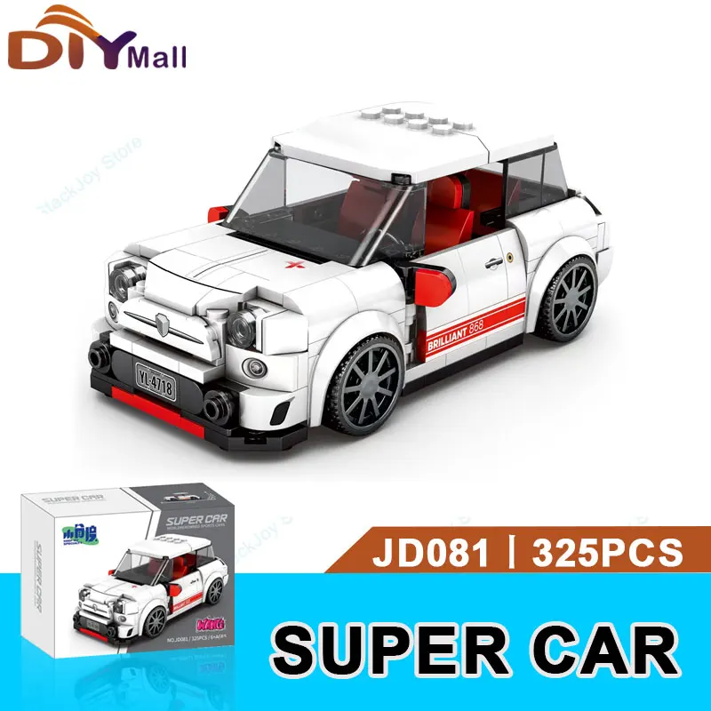 Mini Coupe Sedan Car Model Building Blocks - MOC JD081 Technical Speed Vehicle Bricks for Adults Kids DIY Collection Gift
Mini Coupe Sedan Car Model Building Blocks - MOC JD081 Technical Speed Vehicle Bricks for Adults Kids DIY Collection Gift
