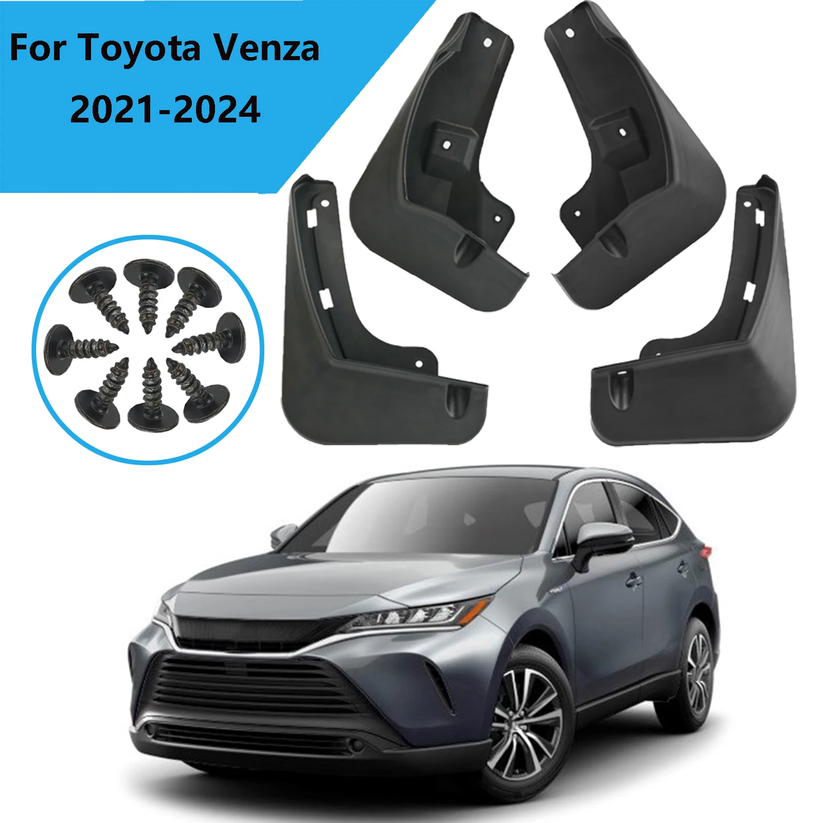 4X черные пластиковые брызговики брызговики брызговики крыло переднее заднее левое правое для Toyota Venza Harrier 2021-2025
4X черные пластиковые брызговики брызговики брызговики крыло переднее заднее левое правое для Toyota Venza Harrier 2021-2025