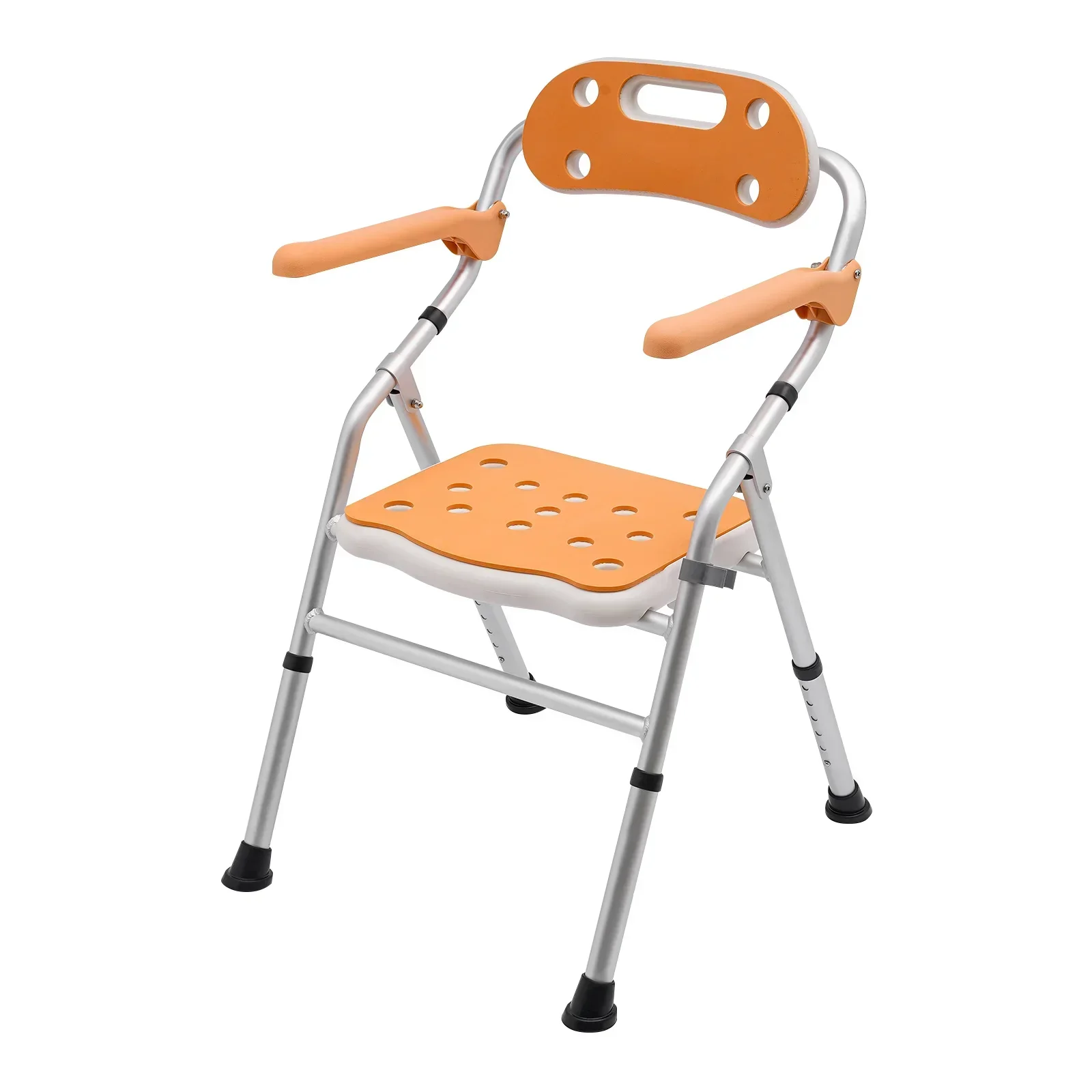 Foldable shower seat with adjustable armrests, high weight capacity (330.7 lbs), ergonomic design, lightweight, space saving
Foldable shower seat with adjustable armrests, high weight capacity (330.7 lbs), ergonomic design, lightweight, space saving