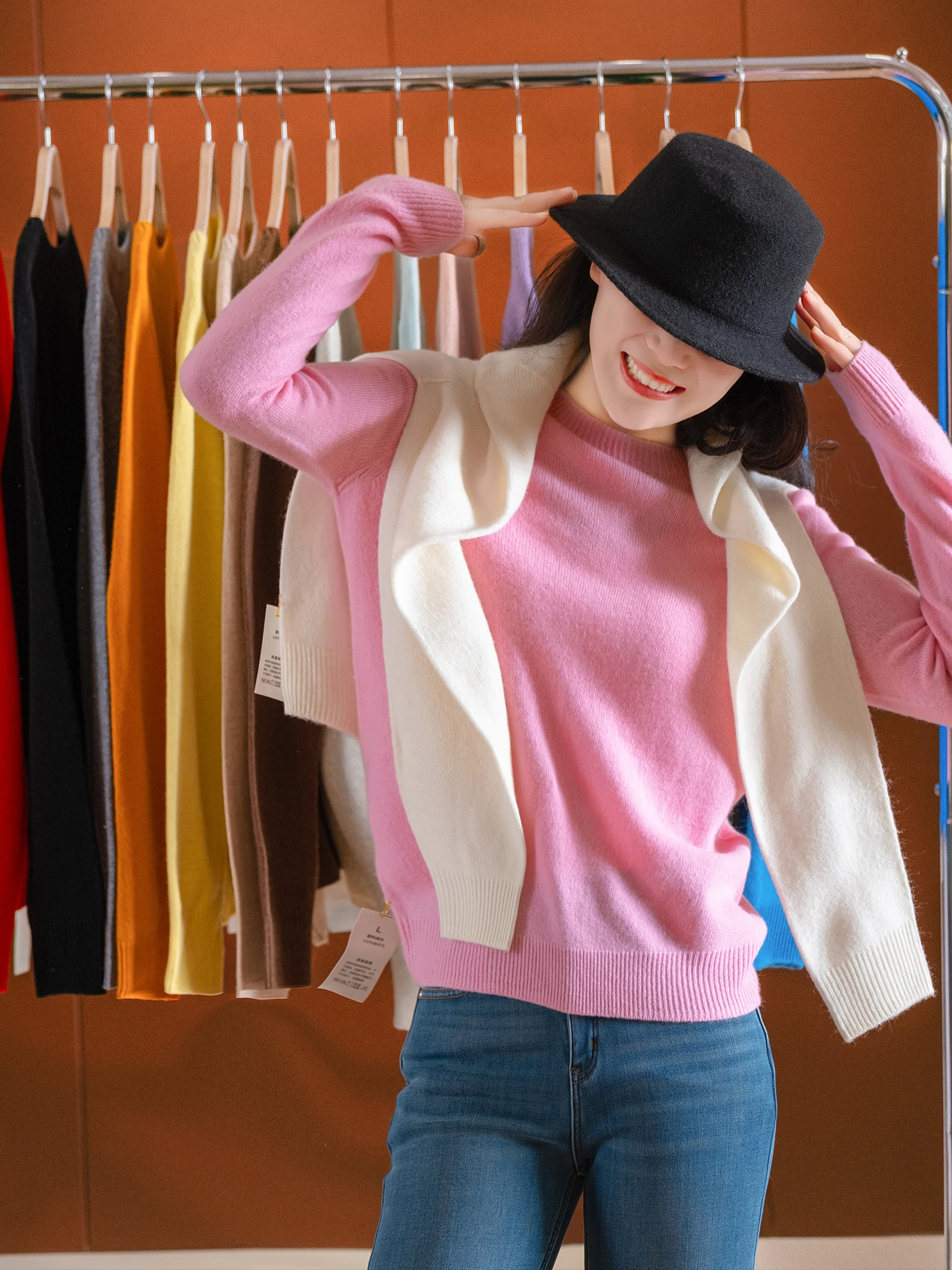 Sl One-Piece 00% Camere Long Sve round Ne Knitted Sweater Soft Warm Comfortable Casual Sle Women's Faion
Sl One-Piece 00% Camere Long Sve round Ne Knitted Sweater Soft Warm Comfortable Casual Sle Women's Faion