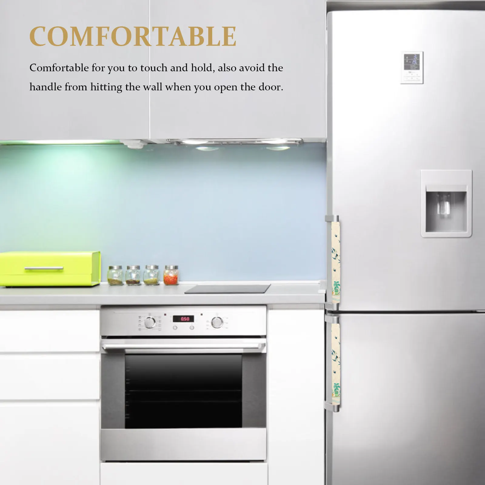 2Pcs Fridge H Covers Washable Polyester For Refrigerator Door Kitchen Microwave Oven Gloves
2Pcs Fridge H Covers Washable Polyester For Refrigerator Door Kitchen Microwave Oven Gloves