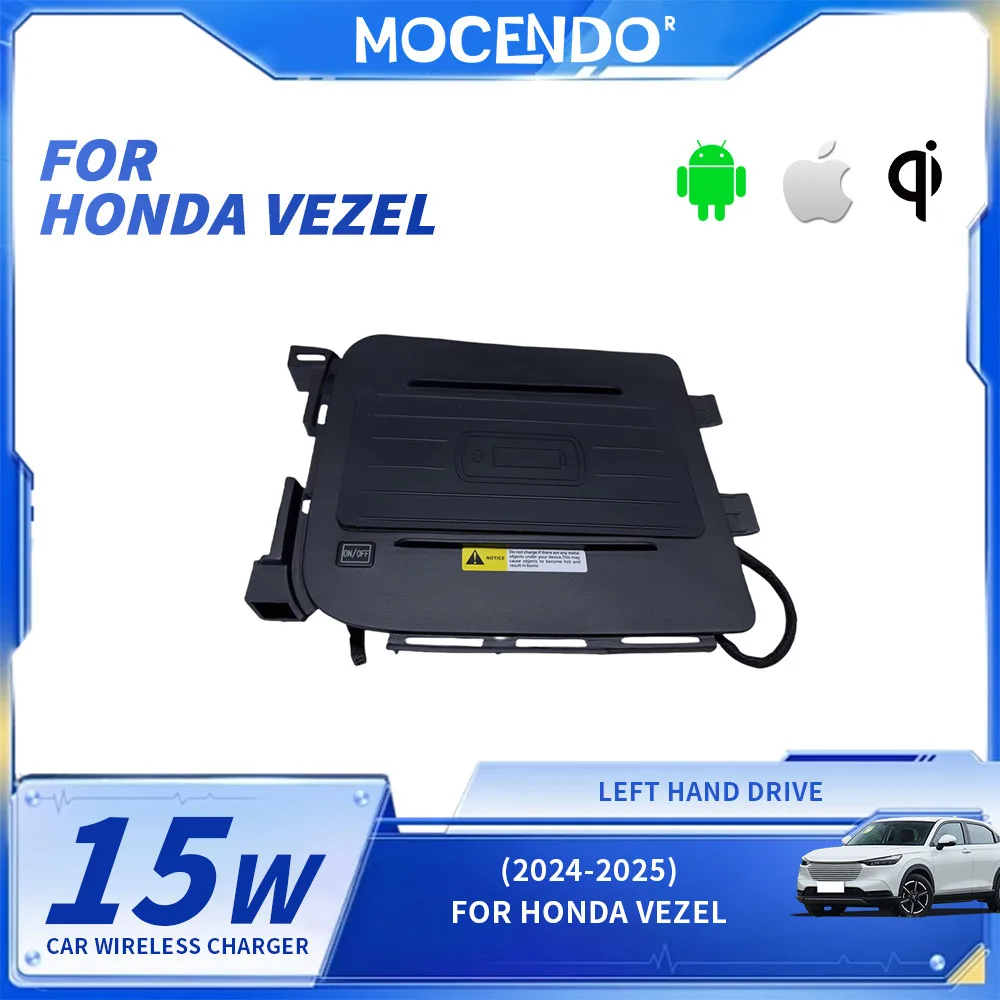1Set ABS Plastic 15W Fast Charging Car Wireless Charger Phone Holder for Honda Vezel 2024-2025
1Set ABS Plastic 15W Fast Charging Car Wireless Charger Phone Holder for Honda Vezel 2024-2025
