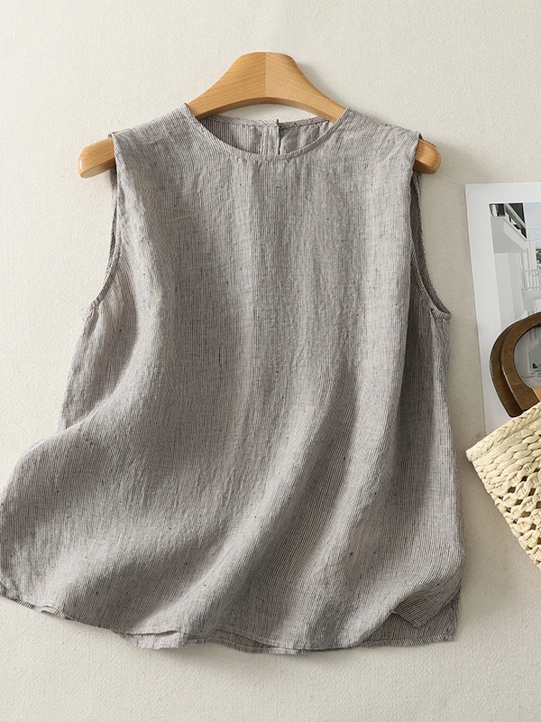 Casual Artistic Sleeveless Vest Top Women's plus Size Fashion Loose Design Sense T-shirt Breathable Comfortable Spring Summer
Casual Artistic Sleeveless Vest Top Women's plus Size Fashion Loose Design Sense T-shirt Breathable Comfortable Spring Summer