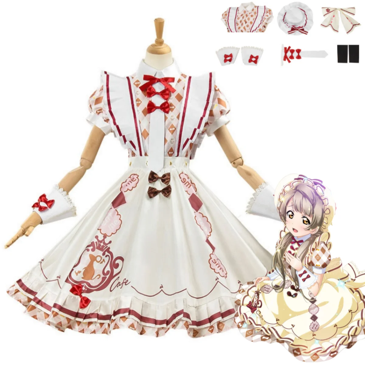 Anime LoveLive! Kotori Minami Cosplay Costume Maid Dress Lolita Skirt Wig Adult Woman Sexy Cute Masquerade Carnival Suit
Anime LoveLive! Kotori Minami Cosplay Costume Maid Dress Lolita Skirt Wig Adult Woman Sexy Cute Masquerade Carnival Suit