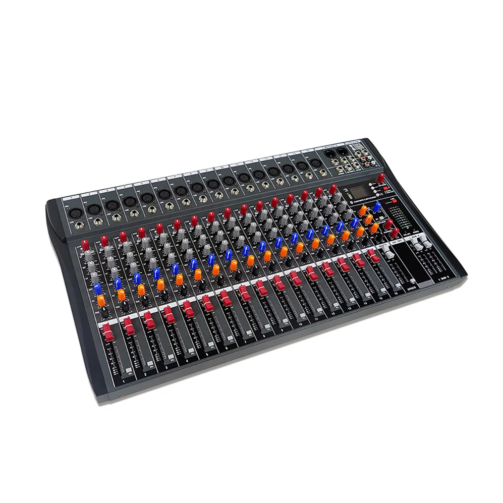 High quality professional digital audio mixer with amplifier mixer BT USB function
High quality professional digital audio mixer with amplifier mixer BT USB function
