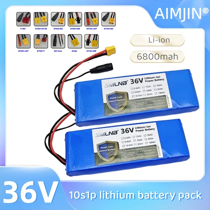 10S1P 18650 Rechargeable Lithium-Ion Battery High-Capacity 36V 6800mAh Electric Vehicle Motorcycle Battery Pack with 20A BMS 500
10S1P 18650 Rechargeable Lithium-Ion Battery High-Capacity 36V 6800mAh Electric Vehicle Motorcycle Battery Pack with 20A BMS 500
