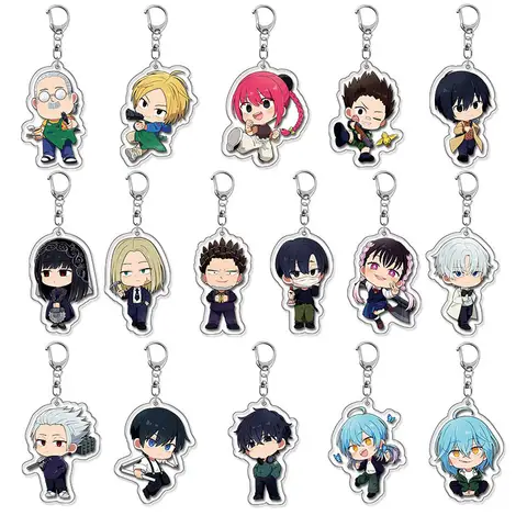 Anime SAKAMOTO DAYS Acrylic Keychains Lu Shaotang Sakamoto Taro Shin Asakura Cosplay Key Chain Keyring Bag Charms Pendant