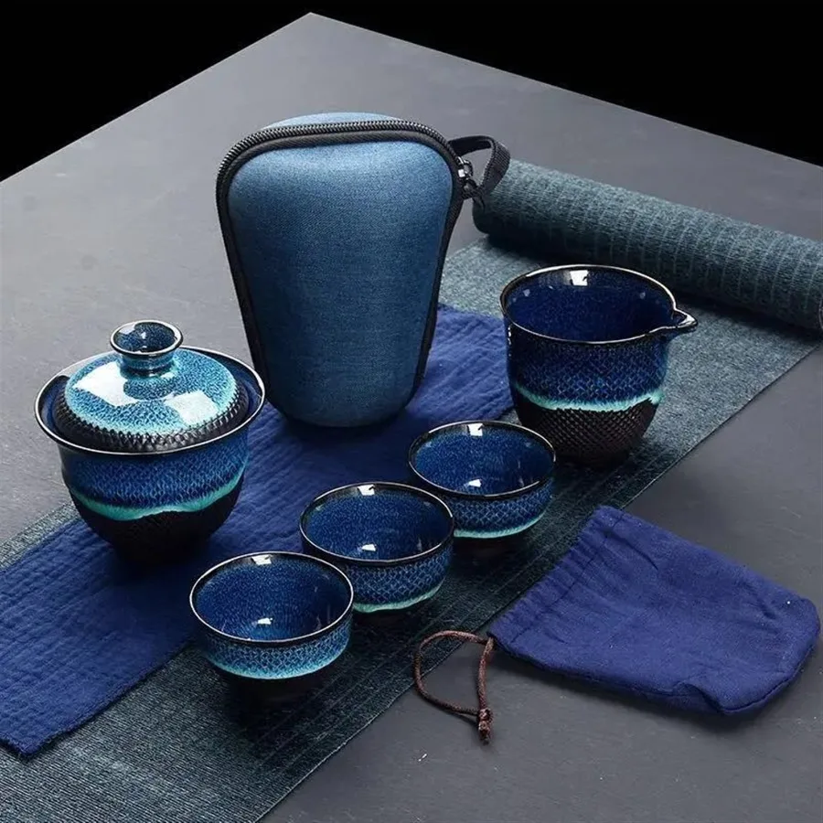 Chinese Kung Fu Travel Tea Set Ceramic Glaze Teapot Teacup Gaiwan Porcelain Teaset Kettles Teaware Sets Drinkware Tea Ceremony
Chinese Kung Fu Travel Tea Set Ceramic Glaze Teapot Teacup Gaiwan Porcelain Teaset Kettles Teaware Sets Drinkware Tea Ceremony