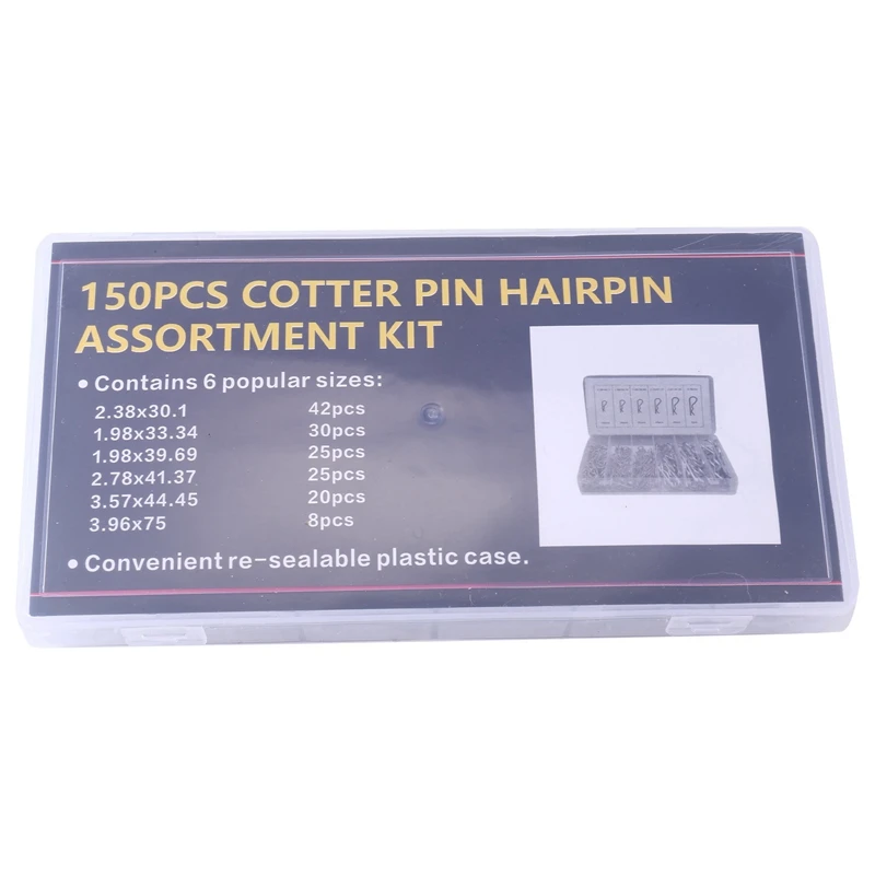 1Set Fastener R Type Cotter Pin Pin R Type Cotter Pin Cotter Pin Split Assortment Kit Steel
1Set Fastener R Type Cotter Pin Pin R Type Cotter Pin Cotter Pin Split Assortment Kit Steel