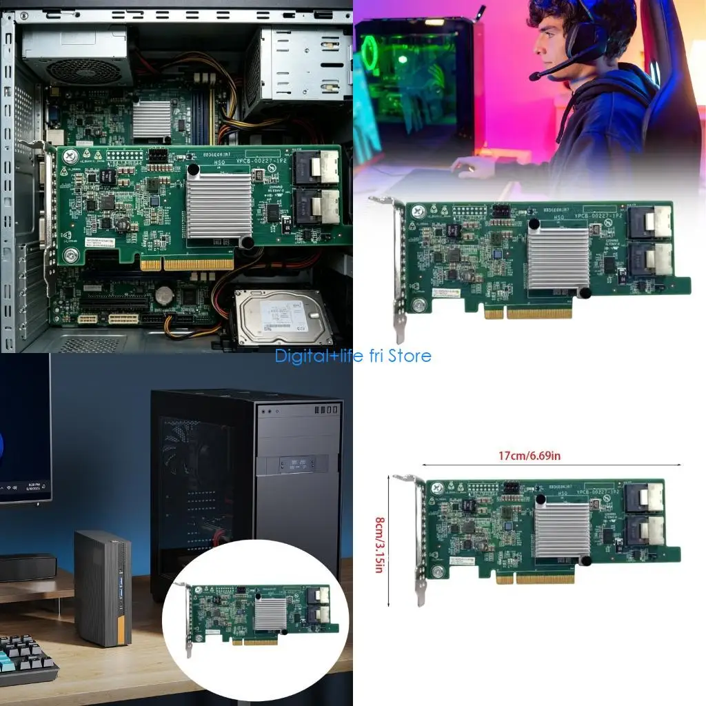 E06D IT Mode SASs SATAs Expansion Card For FreeNAS ZFS And Unraids Systems
E06D IT Mode SASs SATAs Expansion Card For FreeNAS ZFS And Unraids Systems