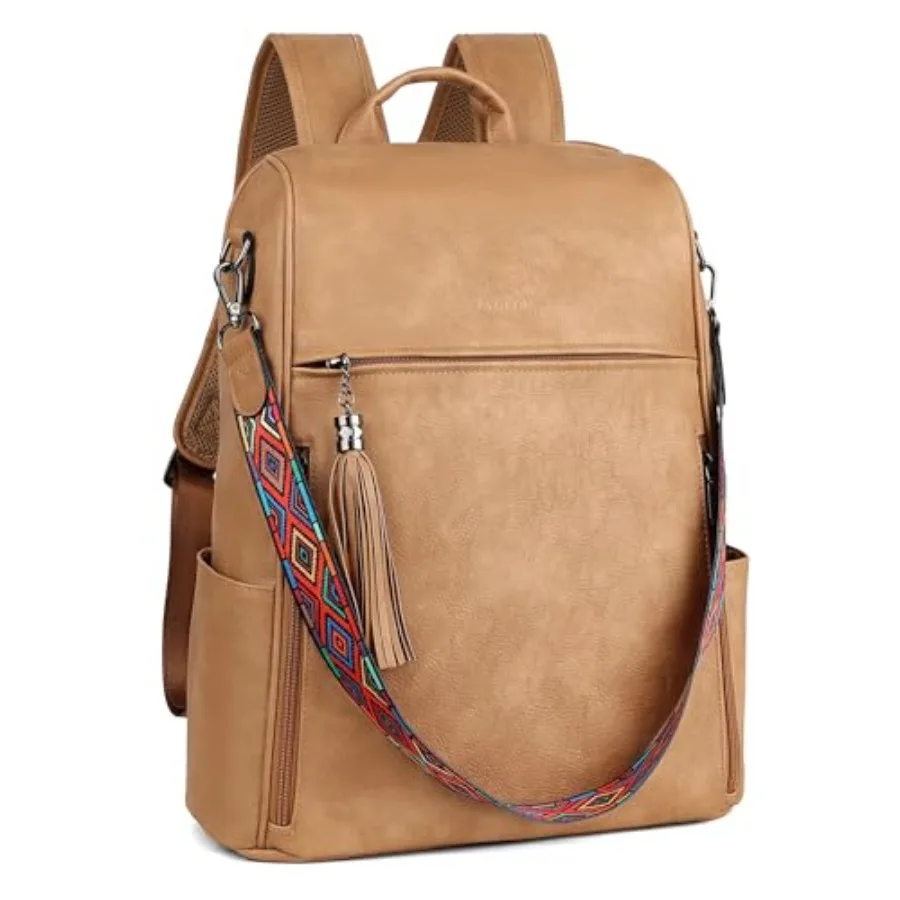 Leather Laptop Backpack for Women Designer 15.6 inch PU Laptop Bag, Ladies Travel Computer Work Backpack
Leather Laptop Backpack for Women Designer 15.6 inch PU Laptop Bag, Ladies Travel Computer Work Backpack