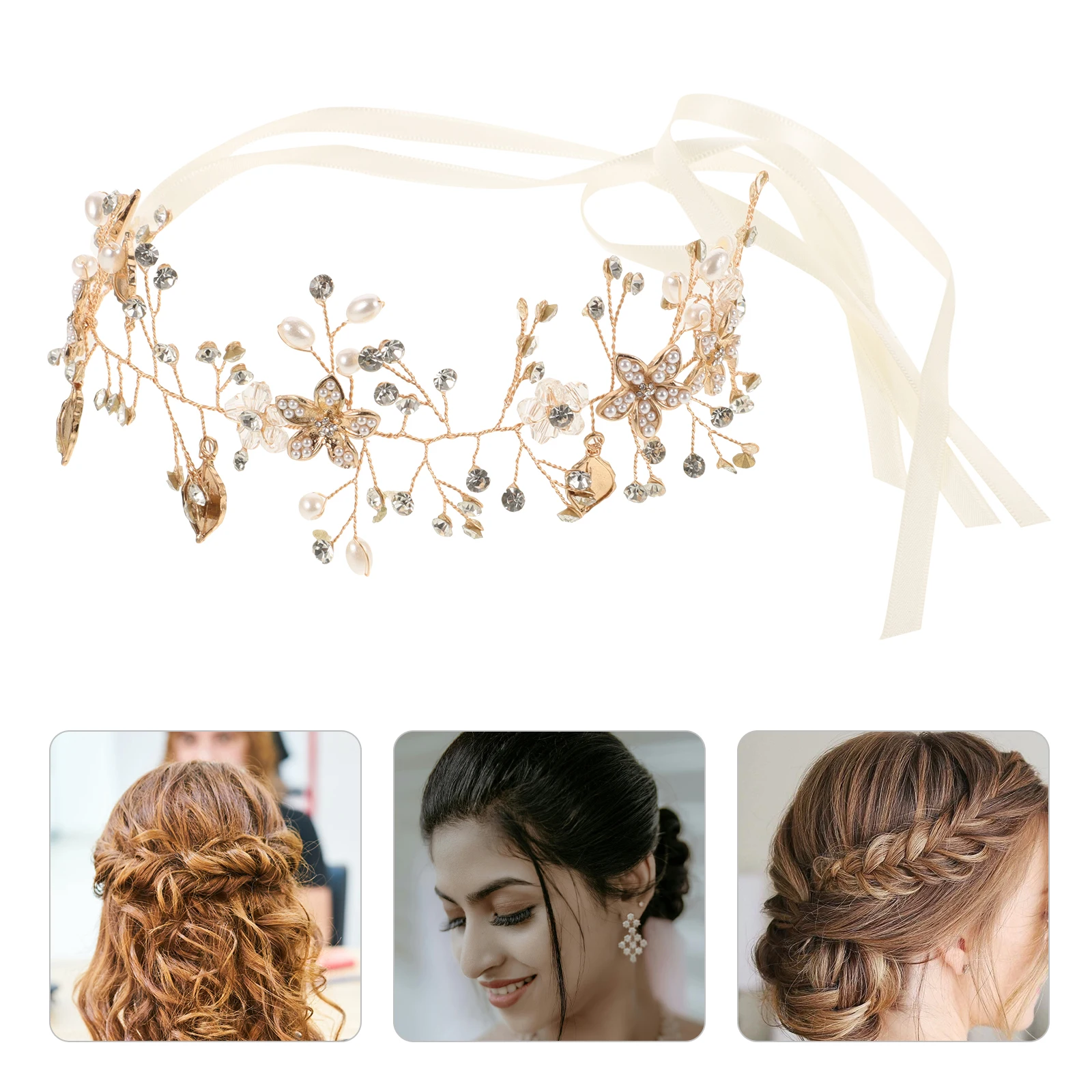 Pearl Flower Accessories Wedding Headb Bridal Headdress Bridal Headdress Bridesmaid Accessory Comfortable Lightweight
Pearl Flower Accessories Wedding Headb Bridal Headdress Bridal Headdress Bridesmaid Accessory Comfortable Lightweight