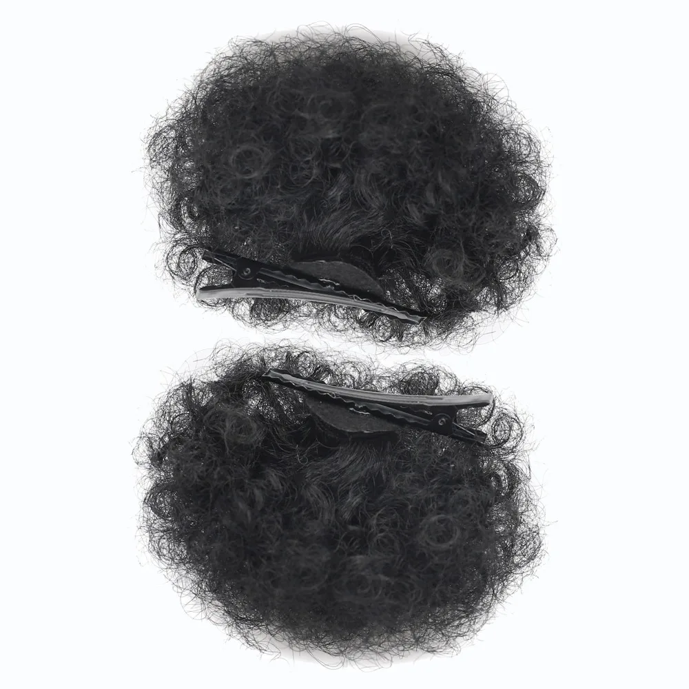 2Pcs Set Fashion Non-Slip Afro Puff Hair Buns Curly Style Synthetic Material Donut Chignon Kinky Curly Hair
2Pcs Set Fashion Non-Slip Afro Puff Hair Buns Curly Style Synthetic Material Donut Chignon Kinky Curly Hair