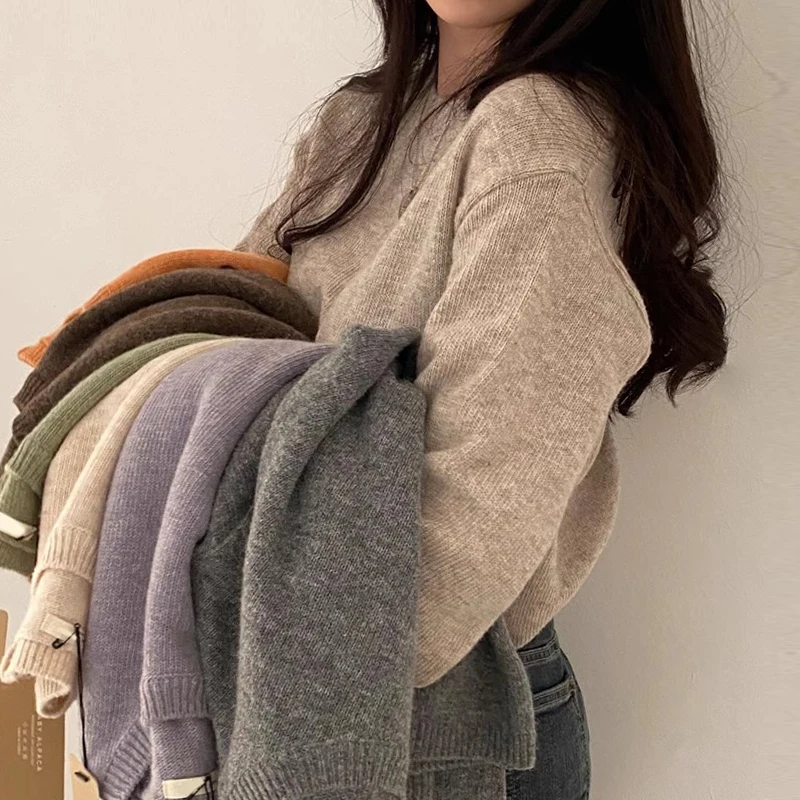 Chic Autumn Winter Loose Fit Long Sve round Ne Knitted Sweater Soft Mixed Fiber Women's Faion Commute Sle Basic Crew...
Chic Autumn Winter Loose Fit Long Sve round Ne Knitted Sweater Soft Mixed Fiber Women's Faion Commute Sle Basic Crew...
