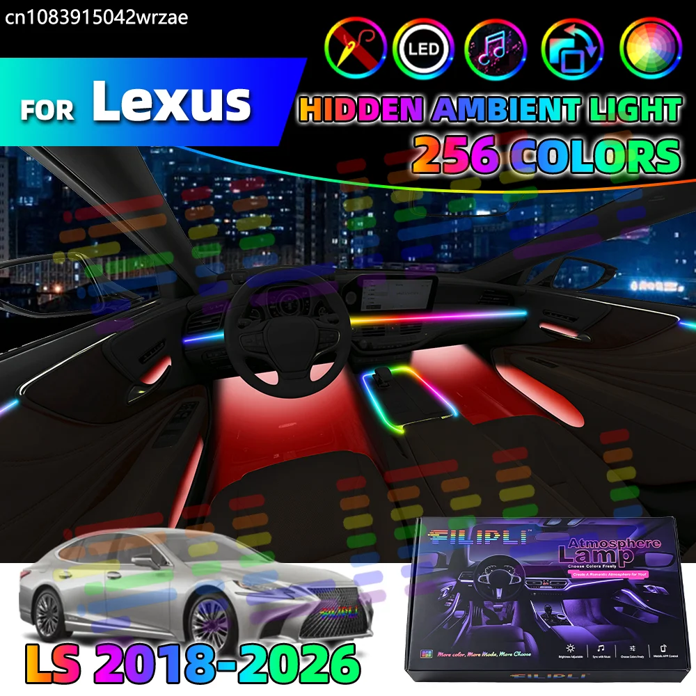 10 in 1 For Lexus LS 2018-2026 Years Car Interior Ambient Lights Strips Breathing Lighting Kit App Control Auto LED strips
10 in 1 For Lexus LS 2018-2026 Years Car Interior Ambient Lights Strips Breathing Lighting Kit App Control Auto LED strips