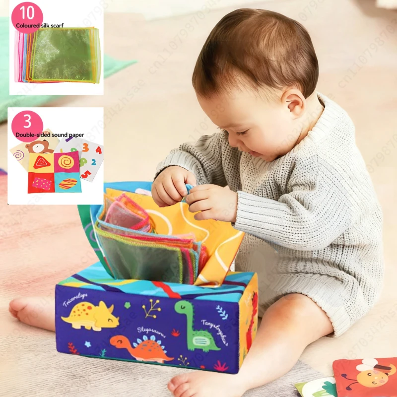 Baby Soft Tissue Box Montessori Crinkle Paper Sensory Toys for Infant Toddlers Finger Exercise Early Learning Gifts Kids Game
Baby Soft Tissue Box Montessori Crinkle Paper Sensory Toys for Infant Toddlers Finger Exercise Early Learning Gifts Kids Game
