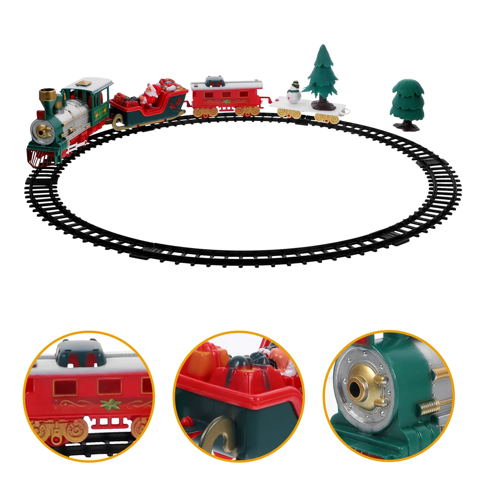 Christmas Train for Tree Decorations Vintage Kids Toy Track Assembling Toys Retro Assemble
Christmas Train for Tree Decorations Vintage Kids Toy Track Assembling Toys Retro Assemble