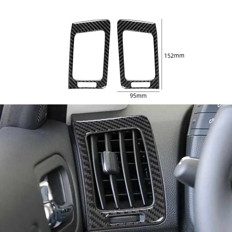 Carbon Fiber Car Left and Right Air Vent Frame Sticker Interior Trim Cover for Infiniti G37 2010 2011 2012 2013 Accessories
Carbon Fiber Car Left and Right Air Vent Frame Sticker Interior Trim Cover for Infiniti G37 2010 2011 2012 2013 Accessories