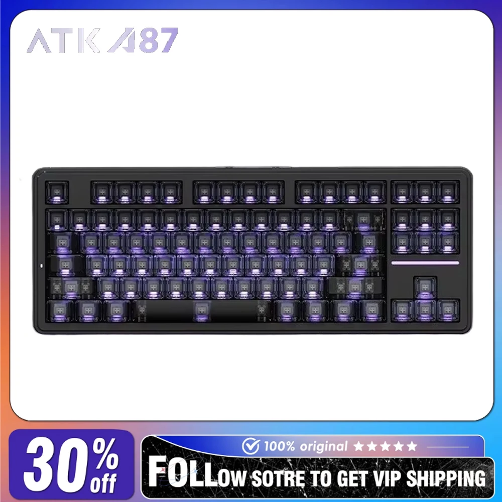 ATK A87 Pro Mechanical Keyboard Tri-mode Long Battery Life HIFI Sound Quality Gasket RGB E-sports Gaming Custom Accessories Gift
ATK A87 Pro Mechanical Keyboard Tri-mode Long Battery Life HIFI Sound Quality Gasket RGB E-sports Gaming Custom Accessories Gift