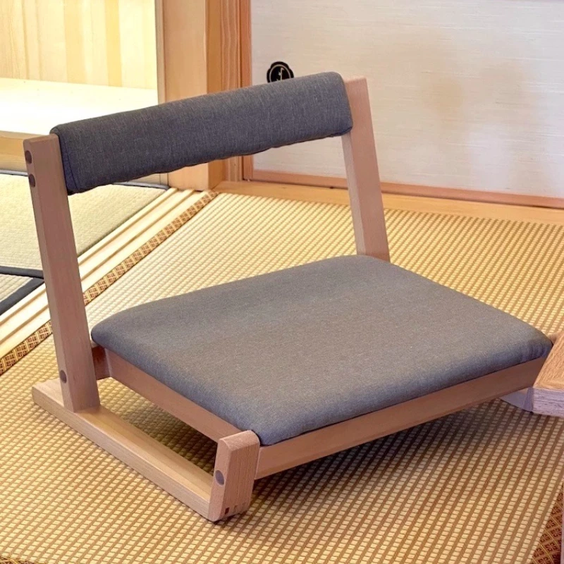 Japanese Tatami Chair Solid Wood Backrest Floor Seat for Tea Ceremony Legless Meditation Stool Zen Style Bedroom Lounge Chairs
Japanese Tatami Chair Solid Wood Backrest Floor Seat for Tea Ceremony Legless Meditation Stool Zen Style Bedroom Lounge Chairs