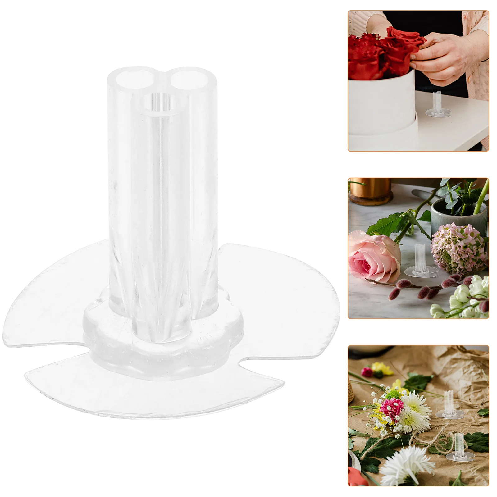 30 Pcs Round Three-hole Sticker Adhesive Flower Arrangement Holder Clear Holders Stands Base Floor Stems Displaying
30 Pcs Round Three-hole Sticker Adhesive Flower Arrangement Holder Clear Holders Stands Base Floor Stems Displaying