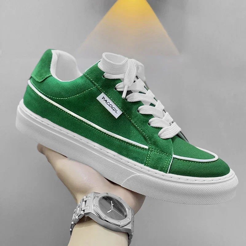 Новая парусиновая обувь для мужчин. Модная мужская обувь. Повседневная мужская обувь для студентов. Корейская версия. Обувь на шнуровке с низким верхом.
Новая парусиновая обувь для мужчин. Модная мужская обувь. Повседневная мужская обувь для студентов. Корейская версия. Обувь на шнуровке с низким верхом.