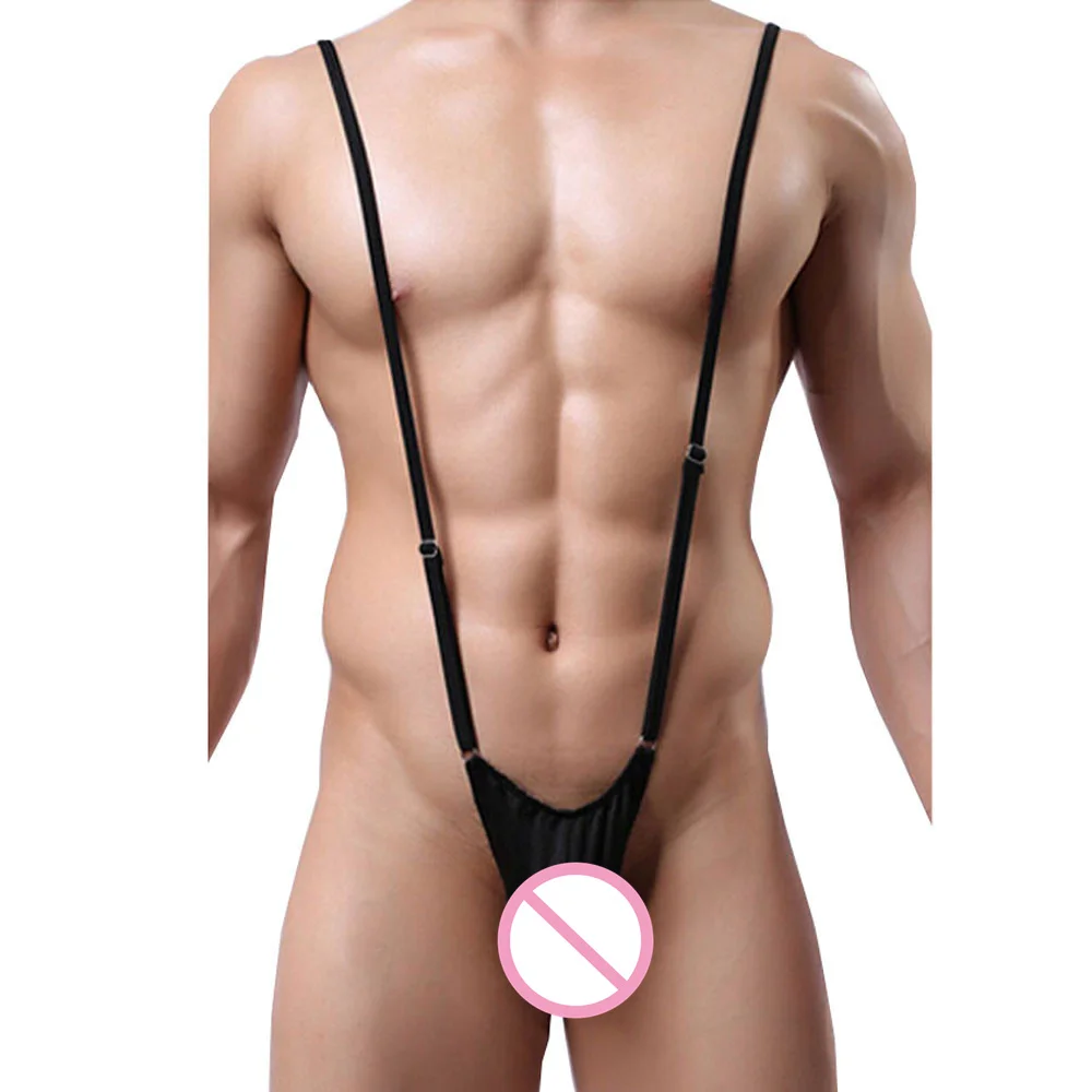 Men Sexy Elastic Strap Underwear Mankini Thong Leotard G String Male Body Erotic Costume Bodysuit Stage Perform Bandage Lingerie
Men Sexy Elastic Strap Underwear Mankini Thong Leotard G String Male Body Erotic Costume Bodysuit Stage Perform Bandage Lingerie